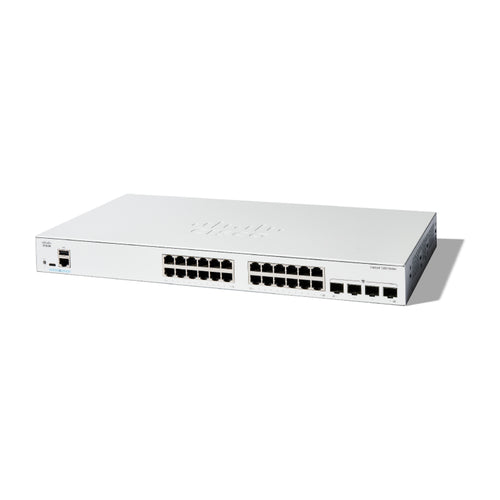 C1200-24T-4G - Cisco C1200-24T-4G - Catalyst 1200 24-port GE, 4x1G SFP, Managed Switch (no PoE)