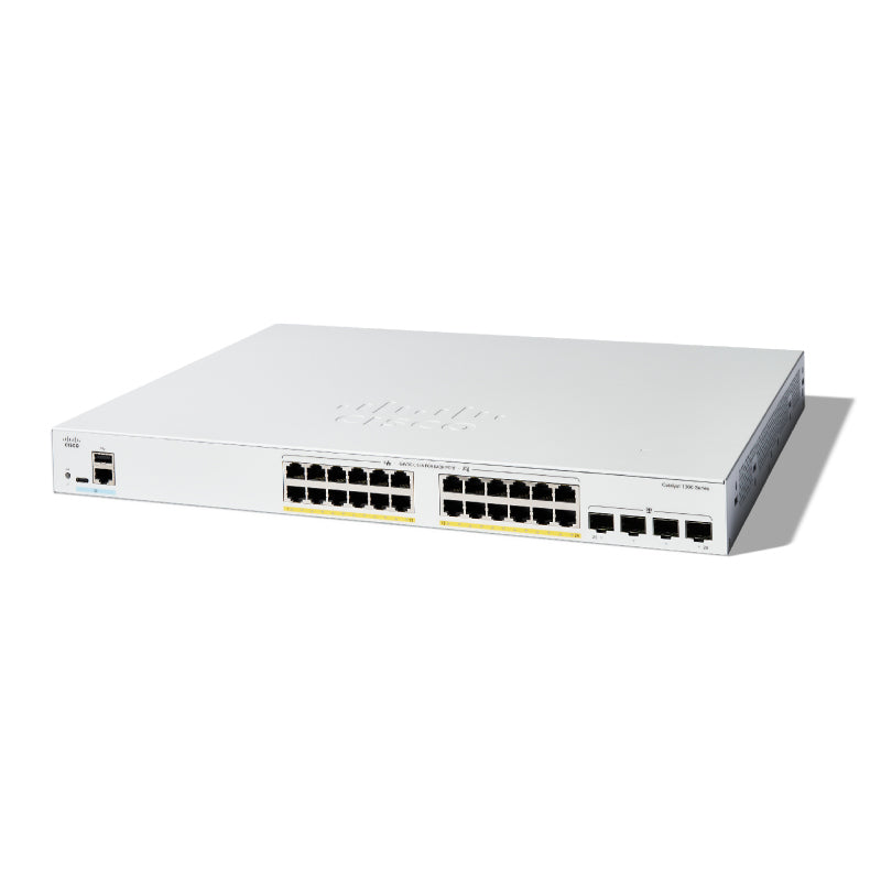 Cisco C1300-24FP-4G - Catalyst 1300 24-port GE, Full PoE, 4x1G