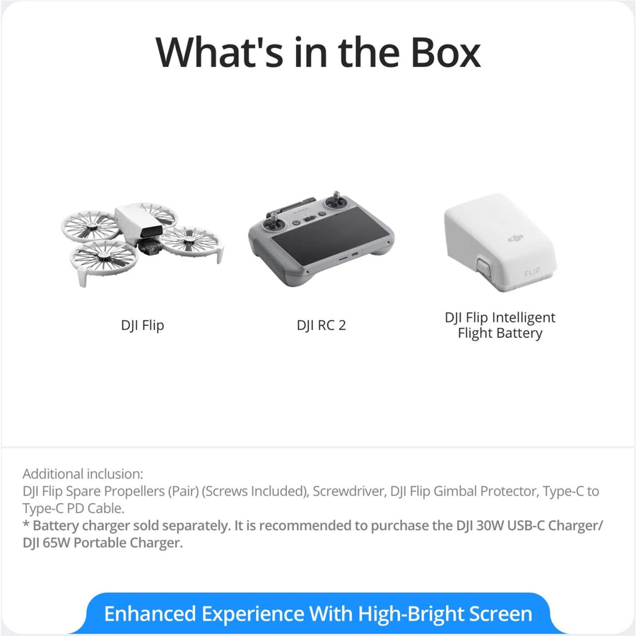 DJI  Flip Drone (DJI RC 2) (GL)