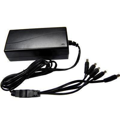 DYNAMIX CCTVPSU12VSPLIT - 12V DC 5A CCTV Power Supply w/ 4-Way splitter Regulated Switch Mode