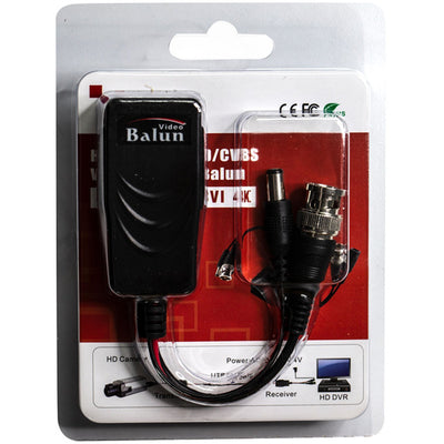 DYNAMIX CCTV Balun - Cat6/5e to BNC Convertor w/ power. HD-CVI/TVI/AHD