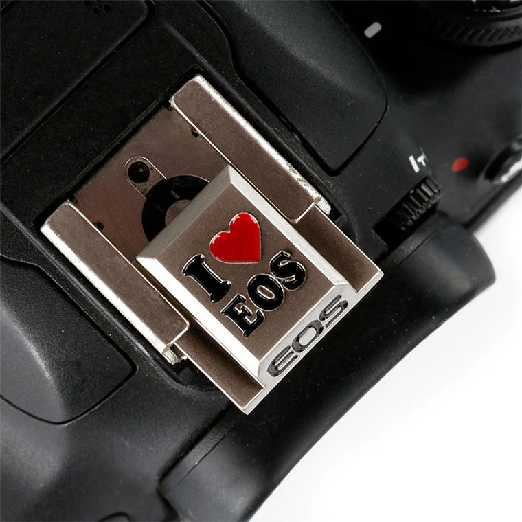 Hot shoe Cover "I Love EOS"