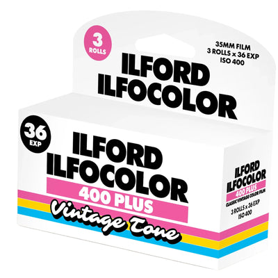 ILFORD Vintage Tone 135/36 EXP - Triple Pack ( 3 Rolls ) ILFOCOLOR 400+