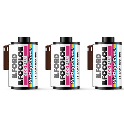 ILFORD Vintage Tone 135/36 EXP - Triple Pack ( 3 Rolls ) ILFOCOLOR 400+