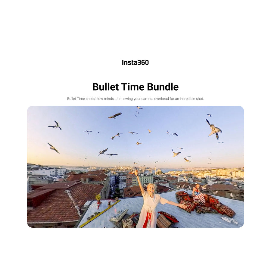 Insta360 Bullet Time Accessory Kit Handle, Tripod, Selfie Stick