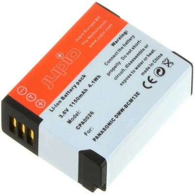 CPA0026 - JUPIO CAMERA BATTERY PANASONIC DMW-BCM13E 3.6V 1150MAH