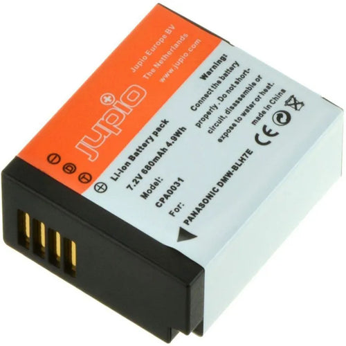 CPA0031 - JUPIO CAMERA BATTERY PANASONIC DMW-BLH7E 7.2V 680MAH