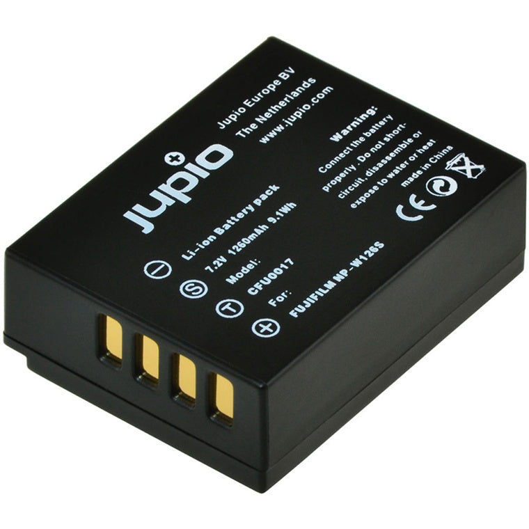JUPIO BATTERY CHARGER KIT 2X NP-W126S 1260MAH FOR FUJI DIGITAL CAMERAS AND VIDEO