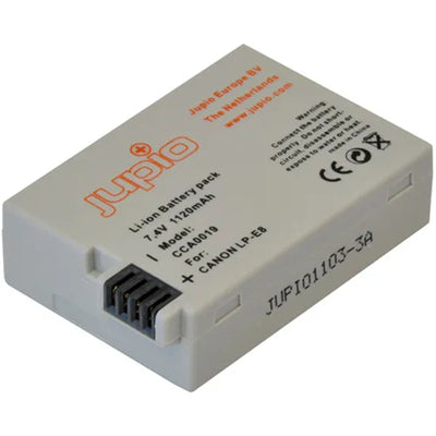 CCA0019 - JUPIO CAMERA BATTERY CANON LP-E8 / NB-E8 7.4V 1120MAH