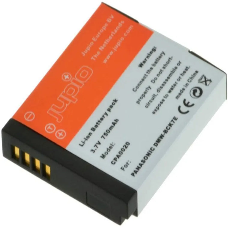 CPA0020 - JUPIO KAMERA-AKKU PANASONIC DMW-BCK7E 3.7V 750MAH