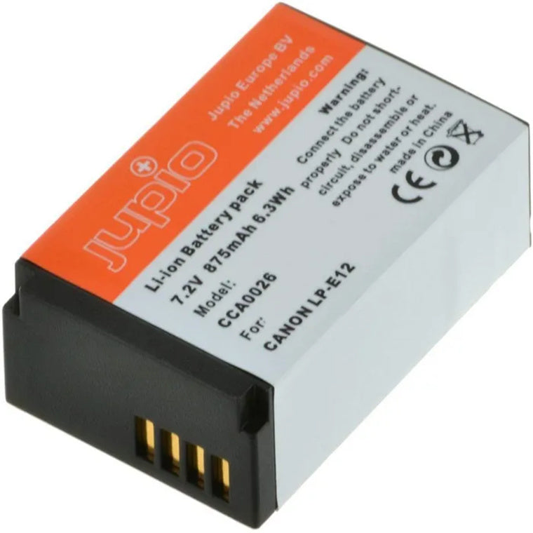 Jupio Kamera-Akku als Ersatz für Canon LP-E12 / NB-E12 7.2V 875MAH