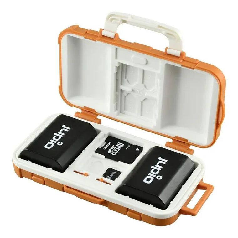 JBM0010 - JUPIO HARDCASE FÜR 2 AKKUS UND BIS ZU 14 SPEICHERKARTEN