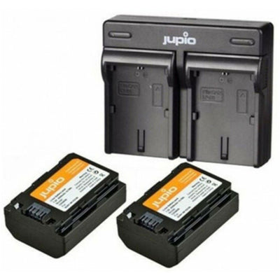 CSO1004V3 - JUPIO BATTERY CHARGER KIT DUAL 2X NP-FZ100 2040MAH FOR SONY ALPHA DIGITAL CAMERAS