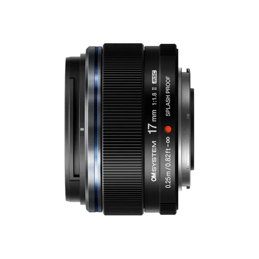 OM SYSTEM M.Zuiko 17mm F1.8 II Lens Black