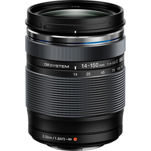 OM System 14-150mm II f4.0-5.6 Micro Four Thirds Lens Black