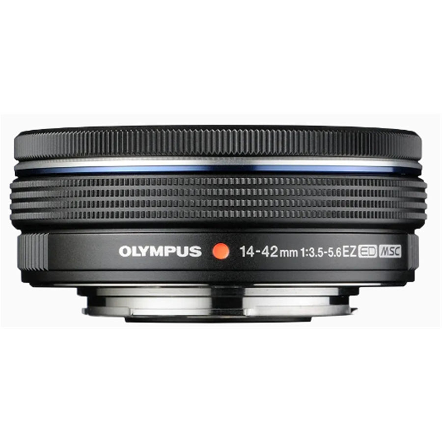 OM SYSTEM 14-42mm f3.5-5.6 EZ Pancake Micro Four Thirds Lens Black