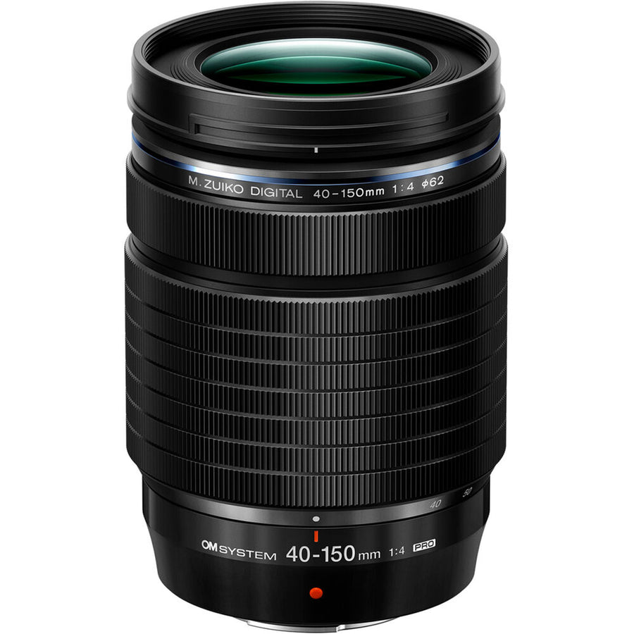 OM SYSTEM 40-150mm f4.0-5.6 R Micro Four Thirds Lens Black