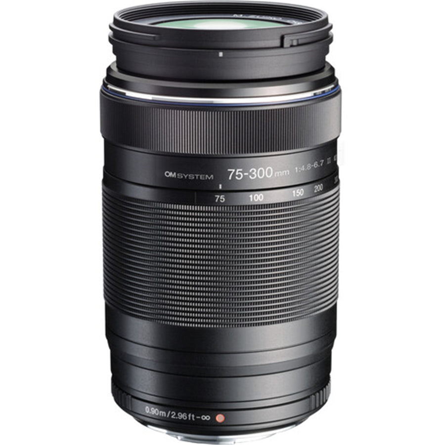OM System 75-300mm II f4.8-6.7 20x MSC Ultra Zoom Lens Black