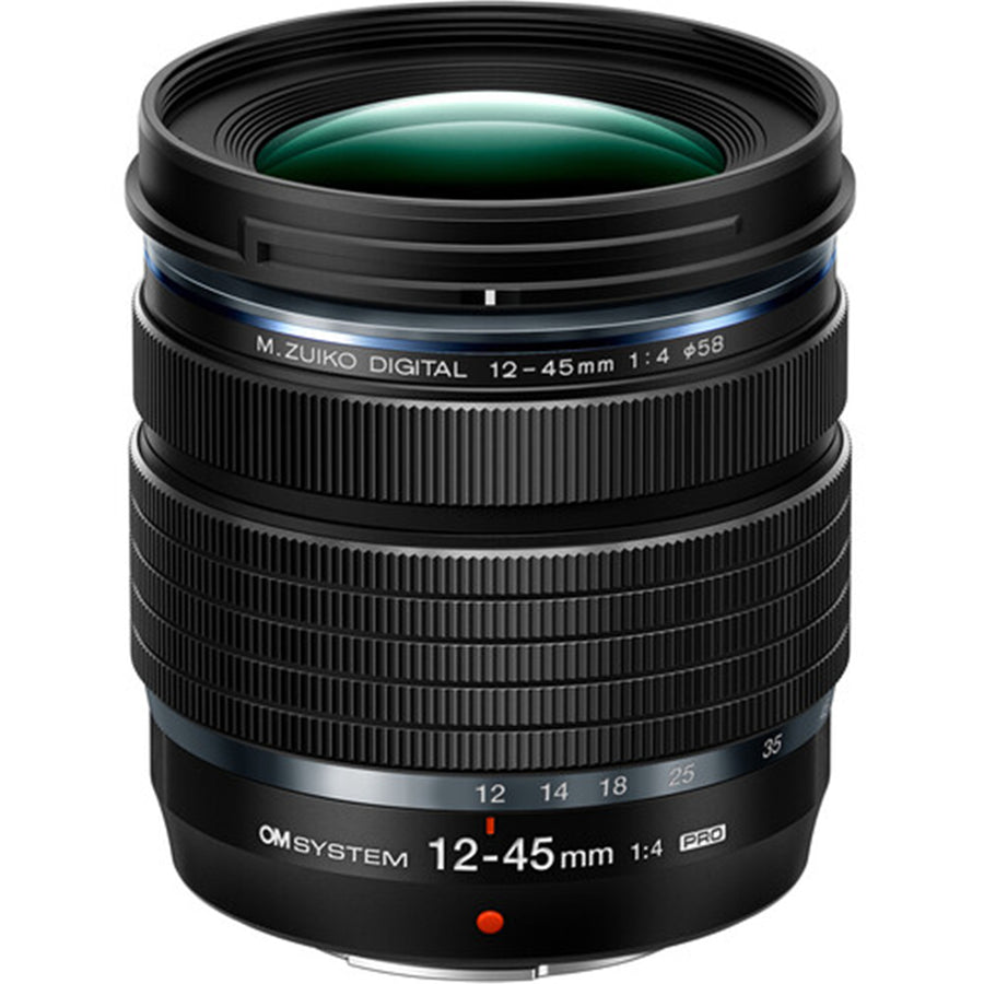 OM SYSTEM 12-45mm f4 EZ-M1245 PRO Lens Black