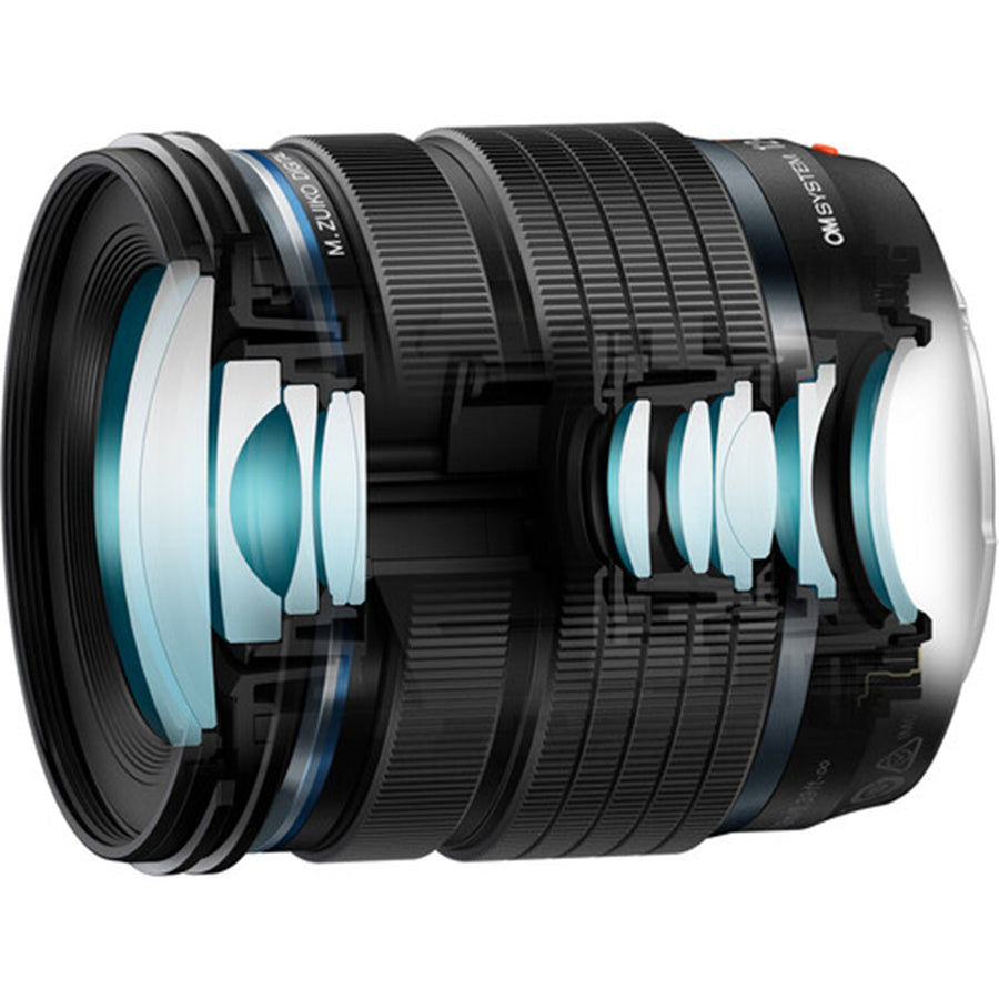 OM SYSTEM 12-45mm f4 EZ-M1245 PRO Lens Black