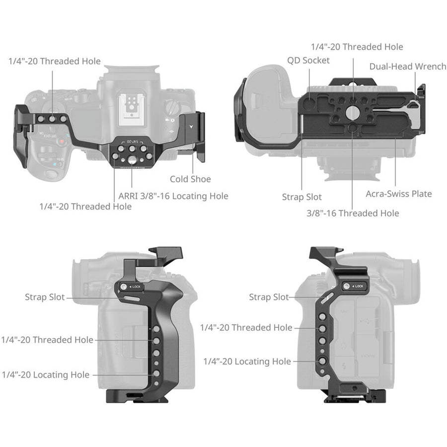 SmallRig Cage for Canon EOS R5 Mark II