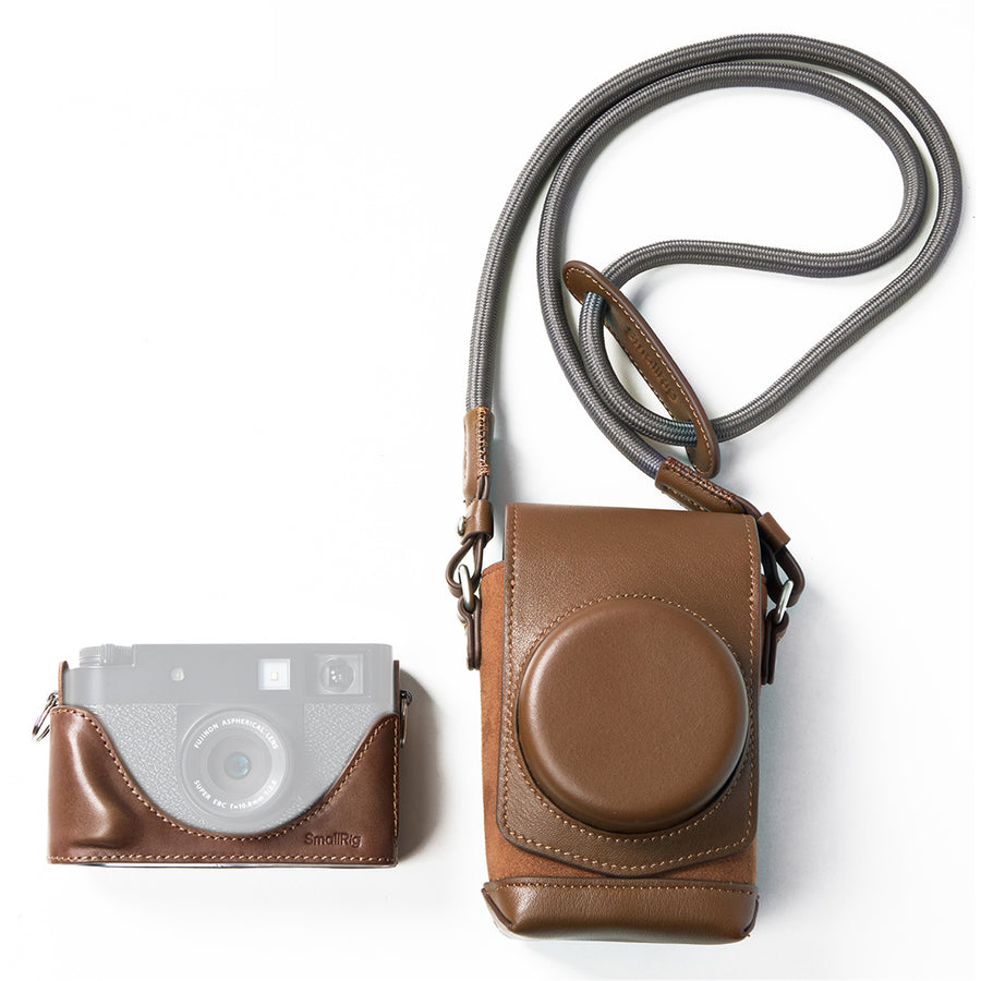 SmallRig Leather Case Kit for FUJIFILM X half (Brown)