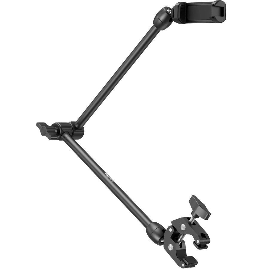 SmallRig Desktop Magic Arm with Crab-Shaped Clamp Kit (Basic Version) Integrated Joint Design: Effectively prevents deflection for secure equipment operation