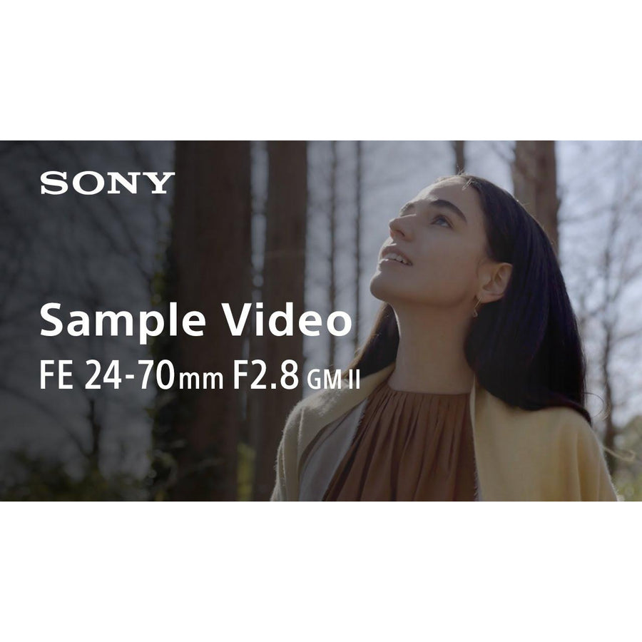 Sony Alpha SEL2470GM2 FE 24-70mm F2.8 GM E Mount Lens