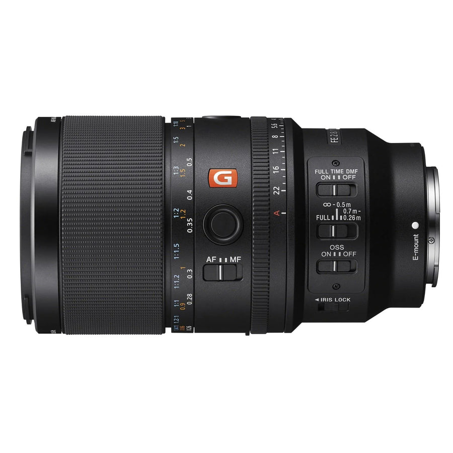 Sony Alpha SEL10028GM FE 100mm F2.8 Macro GM OSS E Mount Lens