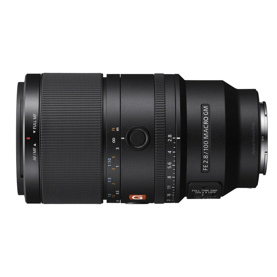 Sony Alpha SEL10028GM FE 100mm F2.8 Macro GM OSS E Mount Lens
