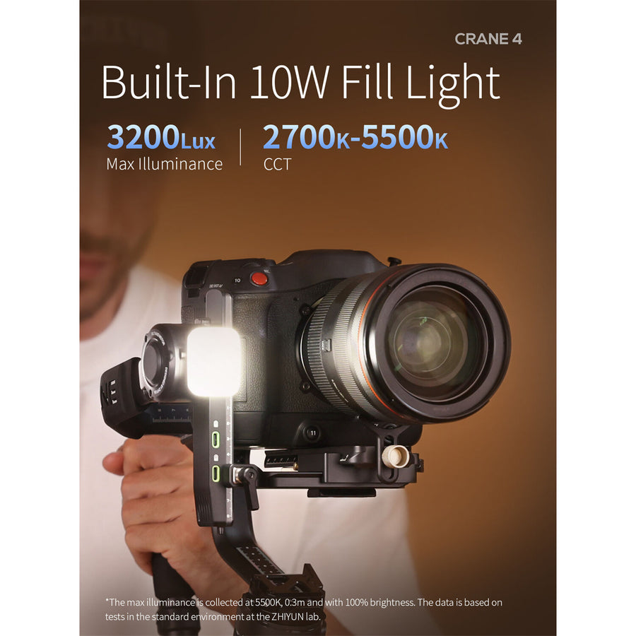 ZHIYUN Remanufactured  CRANE 4 3-Axis Handheld Gimbal Stabilizer Combo Kit /PB 6 mths warranty