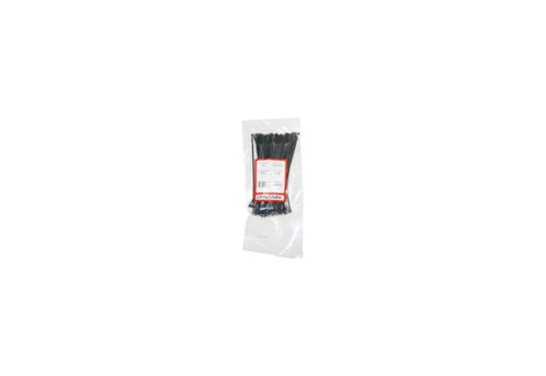 150mm x 2.5mm Cable Tie (Packs of 100) BLACK Colour - UV Resistant