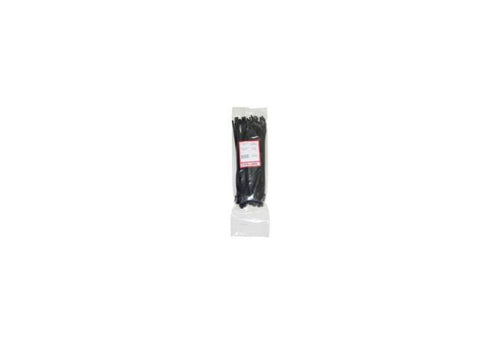 DYNAMIX CAB250B - 250mm x 4.8mm Cable Tie (Packs of 100) BLACK Colour - UV Resistant