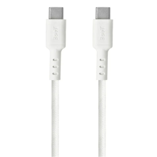 3sixT Tough USB-C to USB-C 5A Cable 1.2m - White