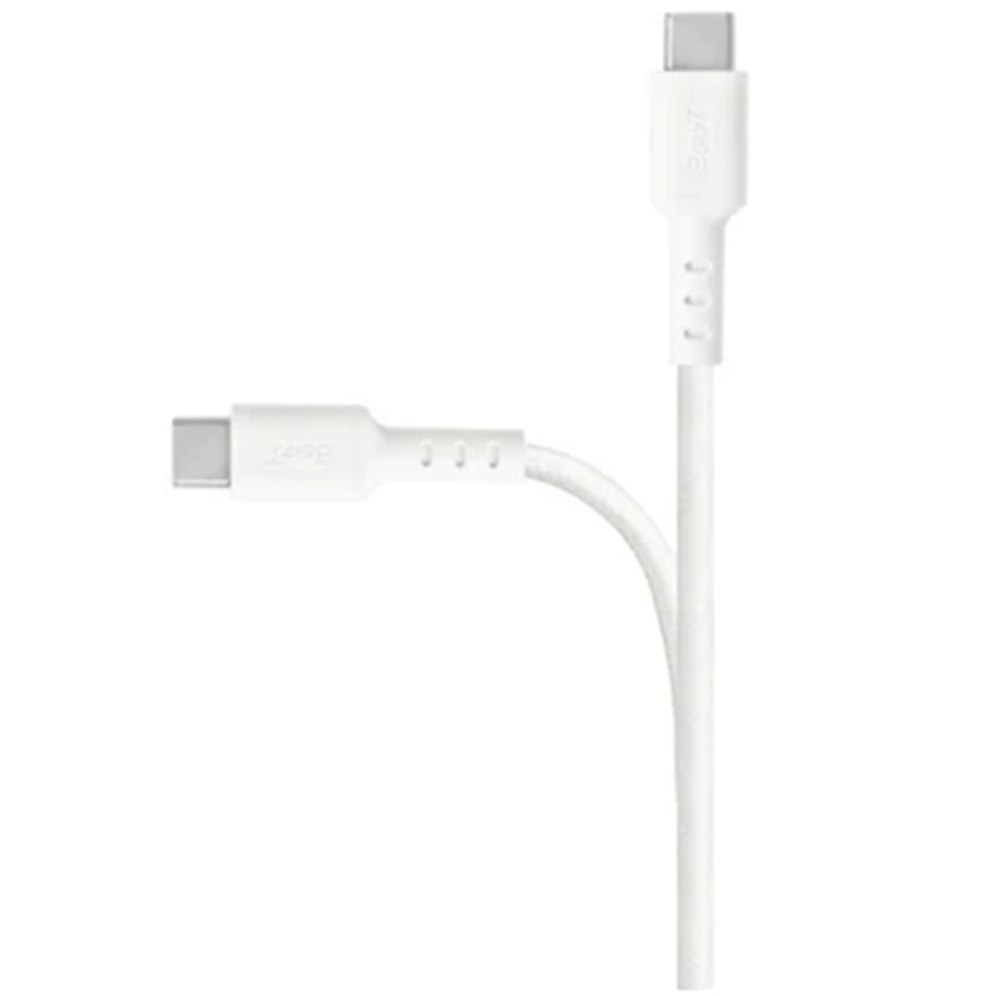 3S-2586 - 3sixT Tough USB-C to USB-C 5A Cable 1.2m - White