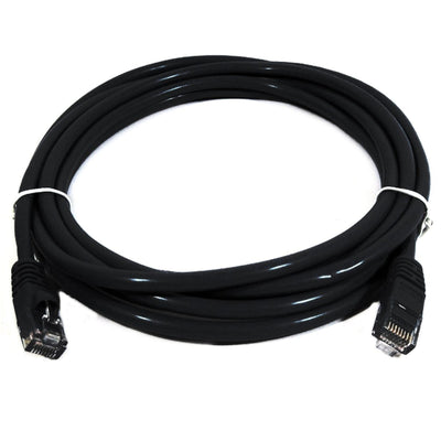 8WARE PL6A-0.5BLK - Cat 6a UTP Ethernet Cable, Snagless  - 0.5m (50cm) Black