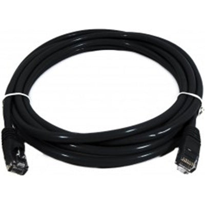8WARE PL6A-0.25BLK - Cat 6a UTP Ethernet Cable, Snagless  - 0.25m (25cm) Black