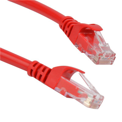 8WARE PL6A-0.25RD - Cat 6a UTP Ethernet Cable, Snagless  - 0.25m (25cm) Red