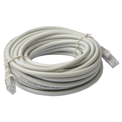 8Ware PL6A-15GRY Cat6A UTP Snagless Ethernet Cable - 15m - Grey