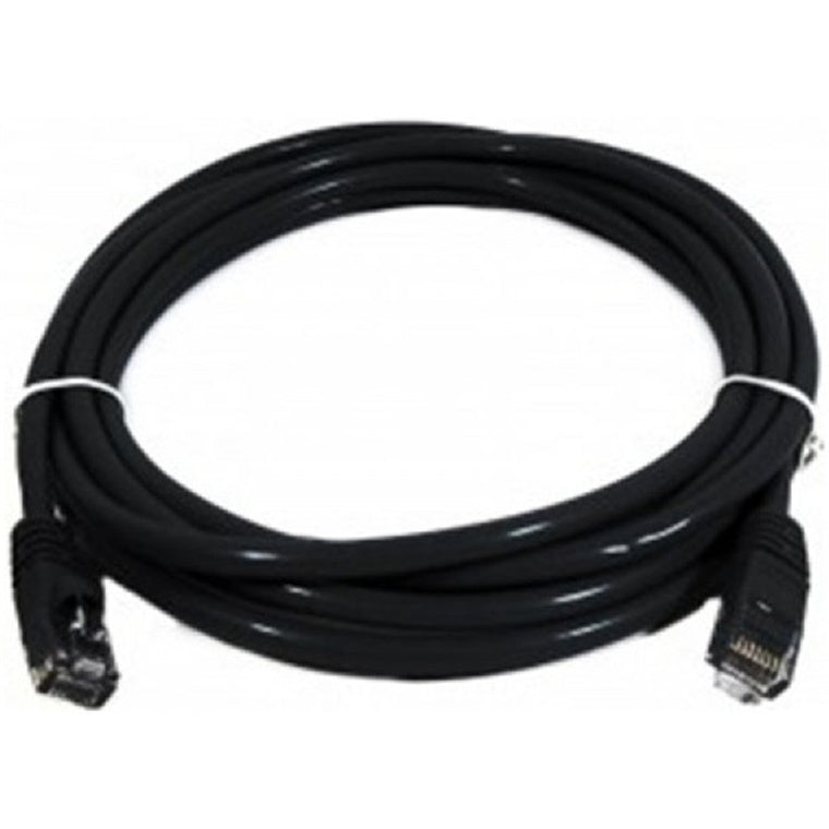 8Ware PL6A-40BLK Cat6A UTP Snagless Ethernet Cable - 40m - Black