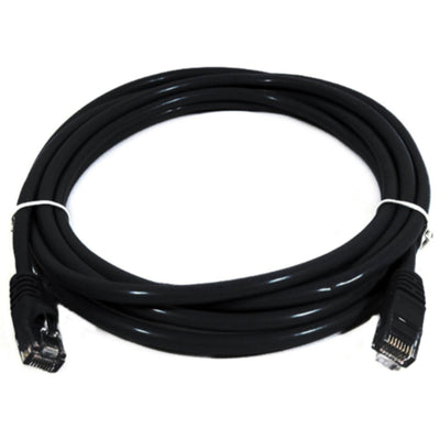 8Ware PL6A-50BLK Cat6A UTP Snagless Ethernet Cable - 50m - Black