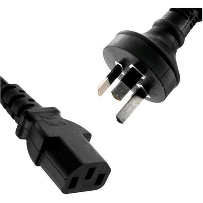 8Ware  RC-3078AU 10A AUS 3-Pin to IEC C13 Cable - 1.8m - Black