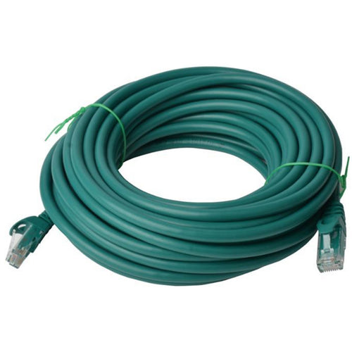 8Ware PL6A-10GRN Cat6A UTP Snagless Ethernet Cable - 10m - Green