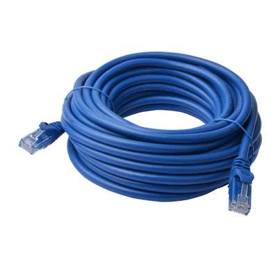 8Ware PL6A-20BLU Cat6A UTP Snagless Ethernet Cable - 20m - Blue