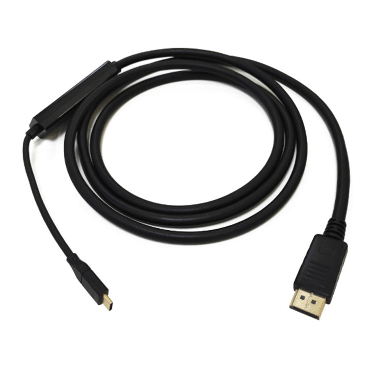 RC-3USBDP-2 - 8Ware USB Typ-C auf Display Port (Version 1.2) M/M Schwarz - 2m