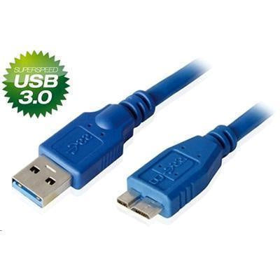 8WARE UC-3002AUB - USB 3.0 Certified Cable - USB A Male to Micro-USB B Male, Blue 2m