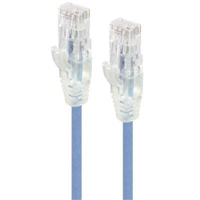 ALOGIC C6S-01BLU - 1M BLAUES ULTRA FLACHES CAT6 KABEL UTP 28AWG