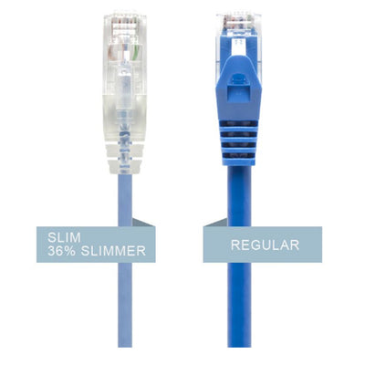 Alogic  C6S-05BLU Cat6 Slim Ethernet Cable - 5m - Blue