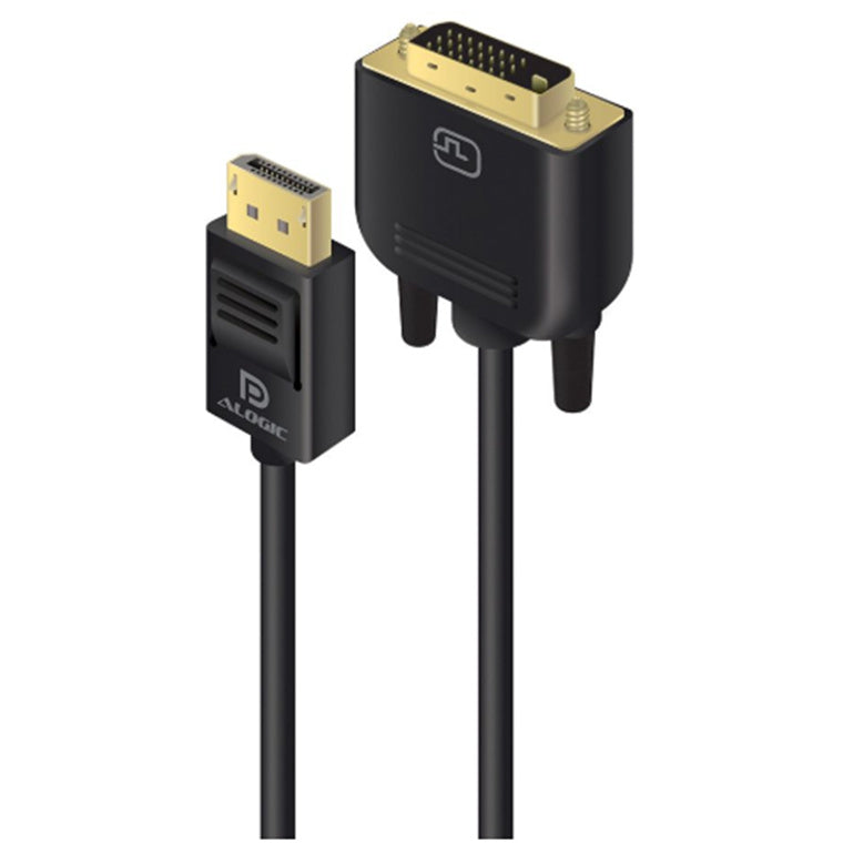 ALOGIC DP-DVI-02-MM – 2M DISPLAYPORT-ZU-DVI-D-KABEL STST