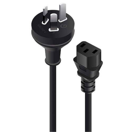 Alogic  MF-3PC13-02  AUS 3-Pin to IEC C13 Cable - 2m - Black